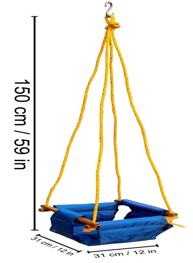 Homecute Swing for Kids Indoor & Outdoor, Baby Hanging Swing, Baby Garden Swing, Baby Cradle, Jhula for Kids 6 to 36 Months, up to 25 kgs. - Image 2